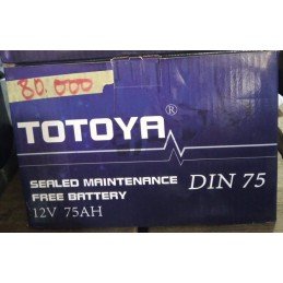 Batterie de voiture renforcée TOTOYA 75Ah